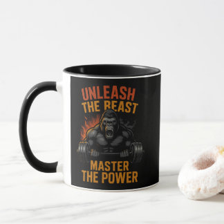 Mug Unleash the Beast – Bodybuilding Power Muscle Gift