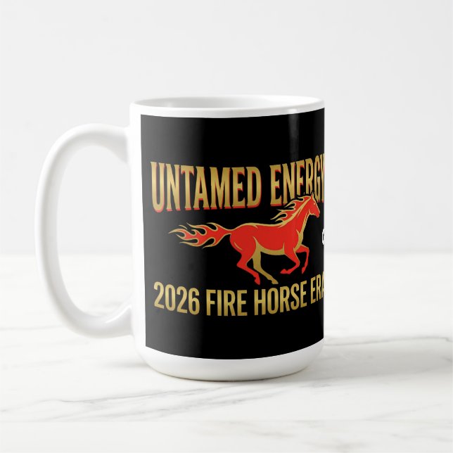 Mug Untamed Energy 2026 Fire Horse Era Lunar New Year  (Gauche)