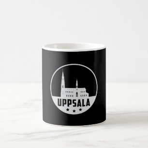 Mug Uppsala Suède City Skyline Cityscape Idée cadeau