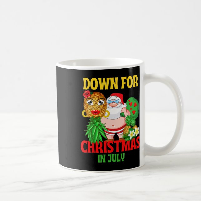 Mug Upside Down Pineapple Santa In July Mid Year Chris (Droite)