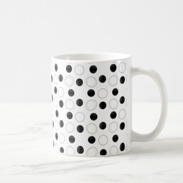 Mug Uptown Bliss Mug, noir et blanc (Droite)