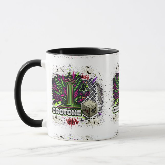 Mug Urban Neon Graffiti Crotone Column (Gauche)