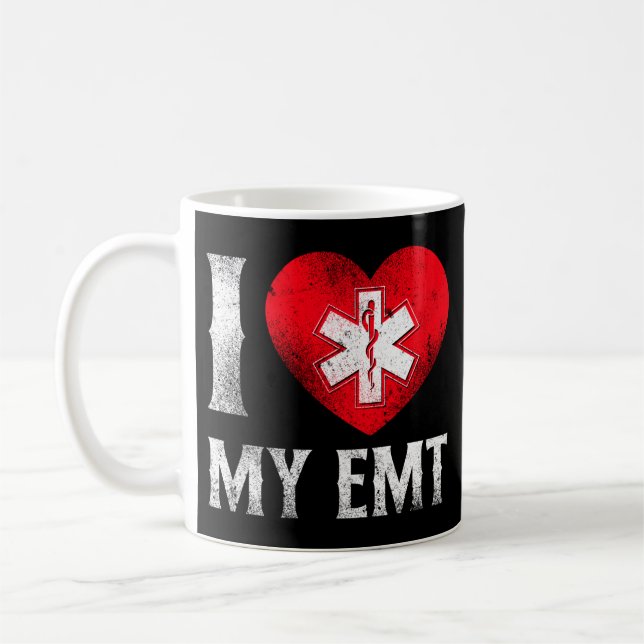 Mug Urgence EMS J'aime mon EMT (Gauche)