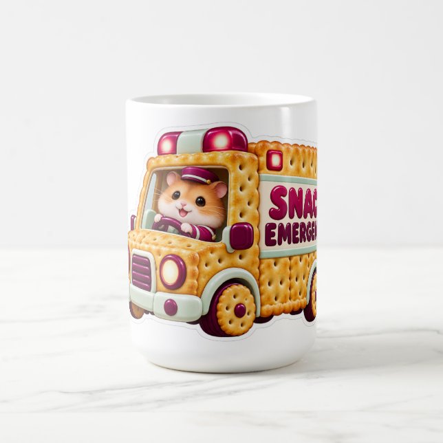 Mug Urgence Snack Humour Hamster (Centre)
