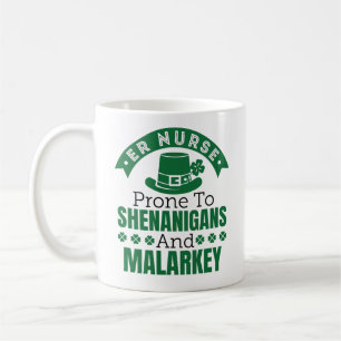 Mug Urgences de l'ER Prone à Shenanigans Jour de la Sa