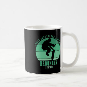 Mug Urne de skateboard de Brooklyn New York City Skate