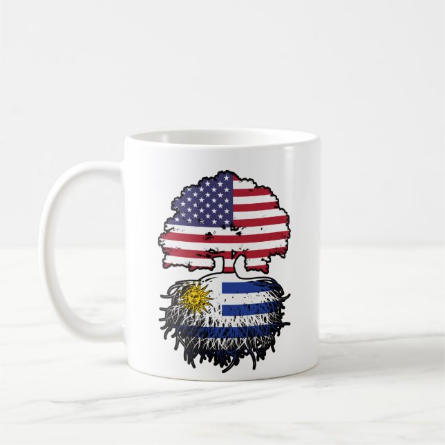 Mug Uruguay Amérique uruguayenne drapeau des racines d (Gauche)