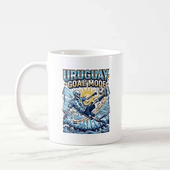 Mug Uruguay Mode Goal Skeleton Buteur Nations Dynamiqu (Gauche)