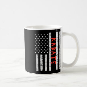 Mug Us Drapeau Karate Vintage Patriotique Arts Martiau