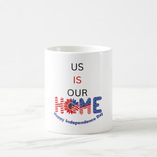 Mug "US Is Our Home" Personnalité patriotique