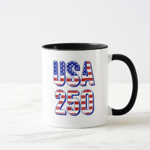 Mug USA 250e anniversaire 1776-2026 Patriotique Améric