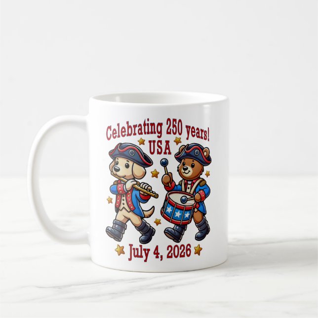 Mug USA 250th Anniversary Souvenir - Patriotique (Gauche)