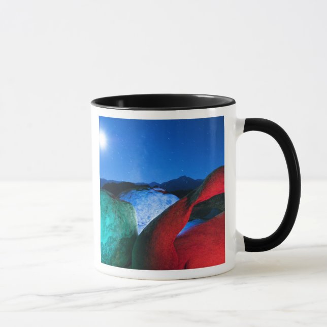 Mug USA, Californie, Alabama Hills, photo de nuit (Droite)