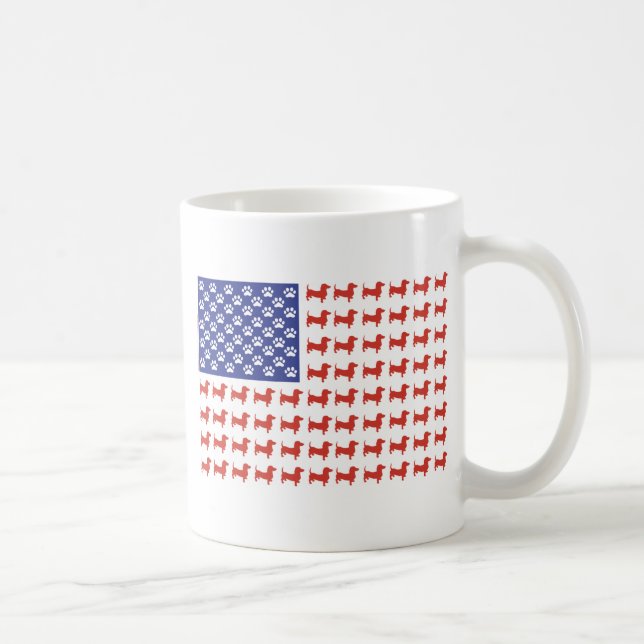 Mug USA Dachshund (Droite)