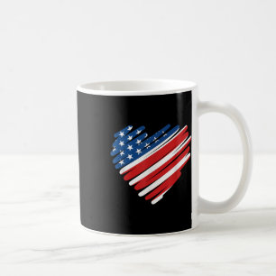 Mug Usa Drapeau Coeur American Patriotic Memorial Day