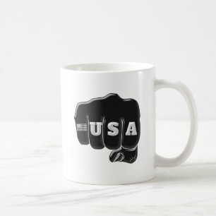 Mug USA Fist Bump avec le drapeau américain