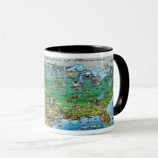 Mug USA Fun Map