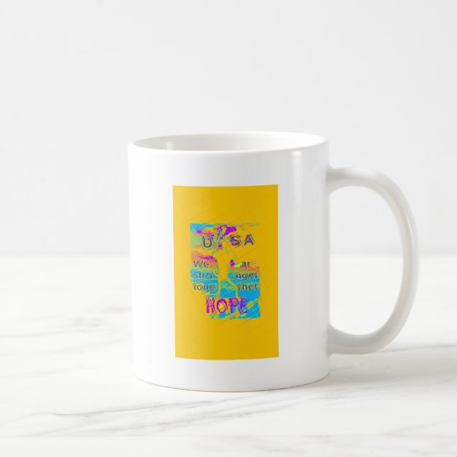 Mug USA Hillary Hope Stronge Together (Droite)