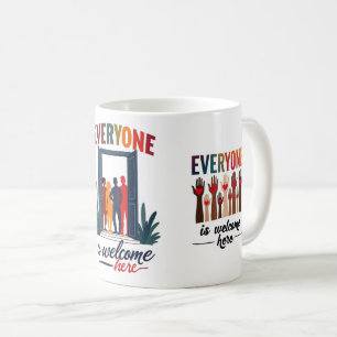 Mug USA Inclusivité pour tous - Tout le monde est le b