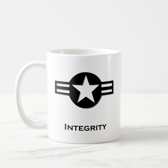 Mug USA Intégrité noir (Gauche)