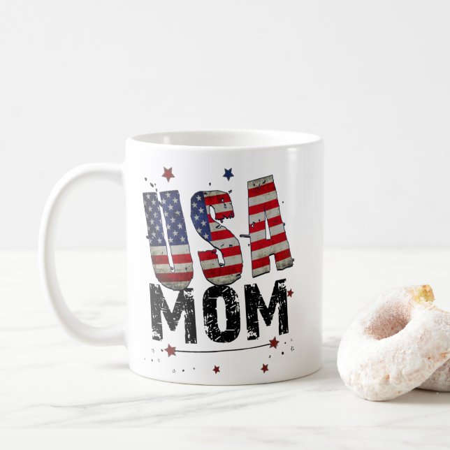 Mug USA Maman (Avec donut)