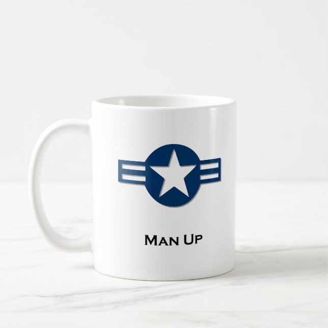 Mug USA Man Up bleu (Gauche)