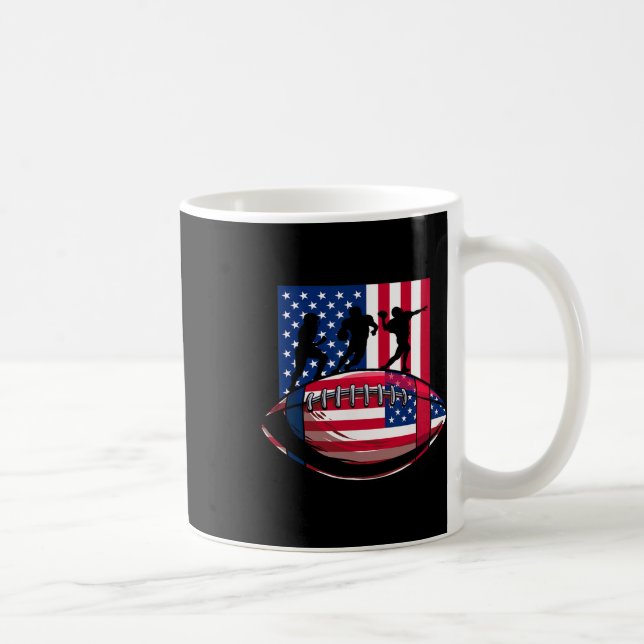Mug Usa Patriot Ou Football Américain 4 Juillet Ameri (Droite)