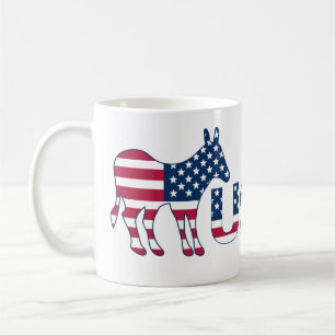 Mug USA Politique Républicain Eléphant Démocratique Do