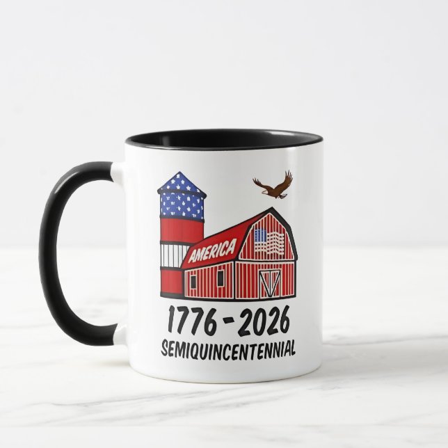 Mug USA Semiquincentennial 250th Anniversary 1776-2026 (Gauche)