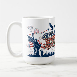 Mug USA tout le chemin - Fête de l'Indépendance patrio