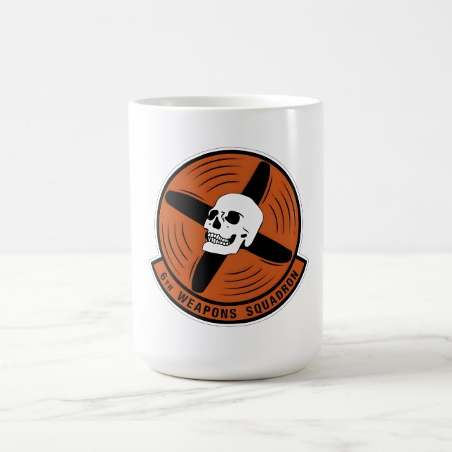 Mug USAF 6th Weapons Squadron Military Emblem (Centre)