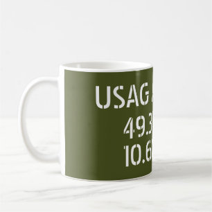 Mug USAG Ansbach Latitude Longitude