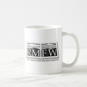 Mug Usage de logo d'auteurs de fiction de montagne