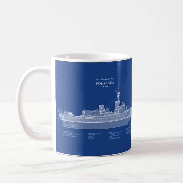 Mug USCG Cutter Polar Sea wagb-11 - ABD (Gauche)