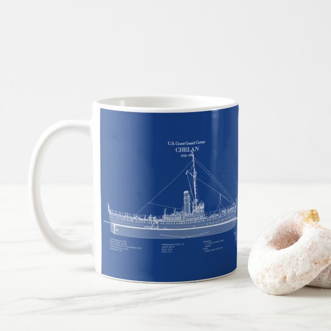 Mug USCGC Chelan - ABD (Avec donut)