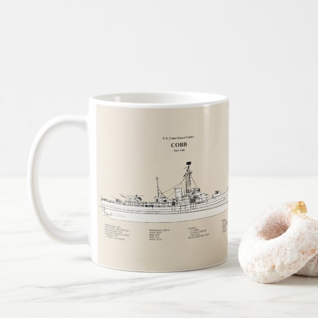 Mug USCGC Cobb wpg-181 - SBD (Avec donut)