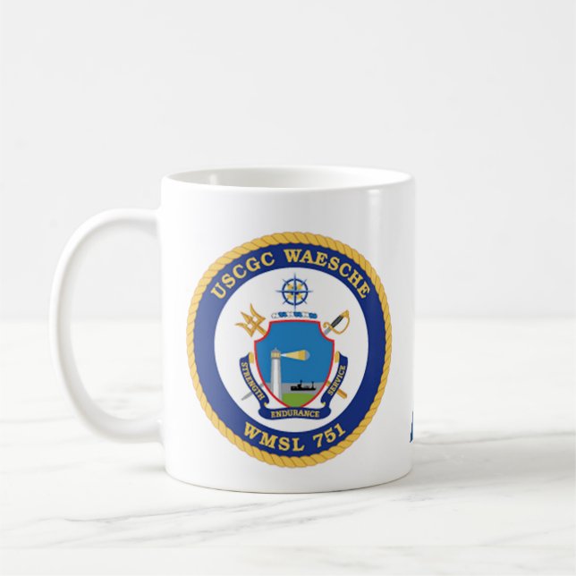 Mug USCGC Waesche (WMSL-751) (Gauche)