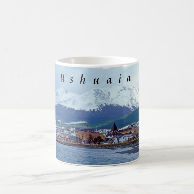 Mug Ushuaia célèbre - Terre de Feu, Argentine (Centre)