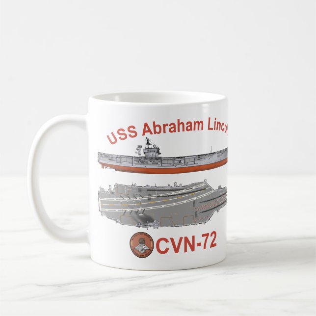 Mug USS Abraham Lincoln CVN-72 (Gauche)