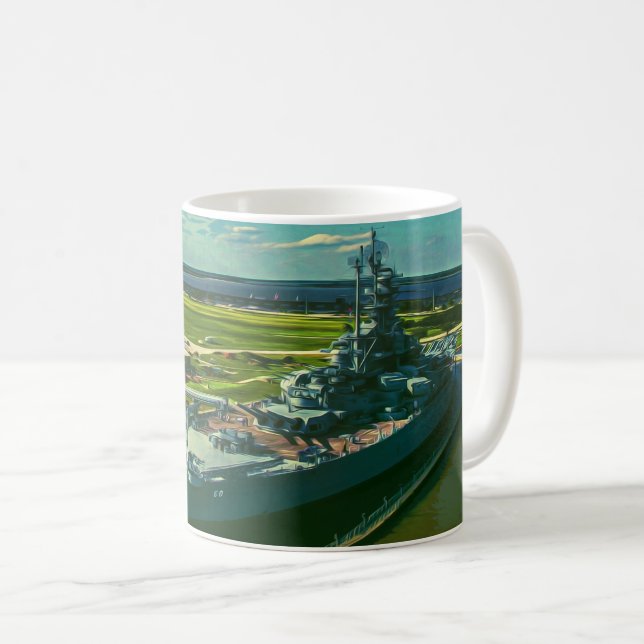 MUG USS ALABAMA BATTLESHIP - MOBILE ALABAMA USA (Devant droit)