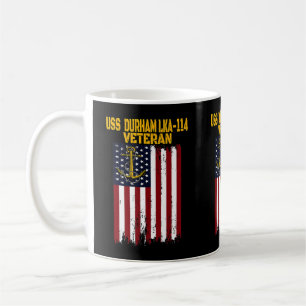 Mug USS Durham LKA-114 Amphibious Cargo Ship Vétérans
