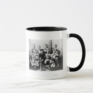 Mug USS Maine Baseball Team à La Havane Cuba Photograp