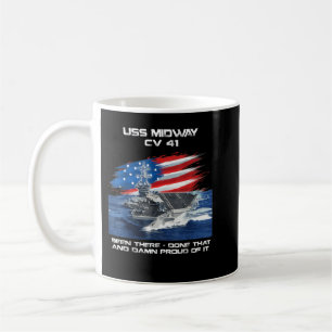 Mug USS Midway CV 41 Avion porte-avions Vétérinaire Ét