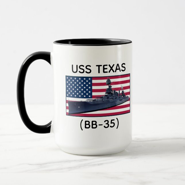 Mug USS Texas (BB-35) (Gauche)