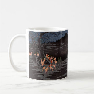 Mug Utagawa Hiroshige - Le réveillon du Nouvel An tire