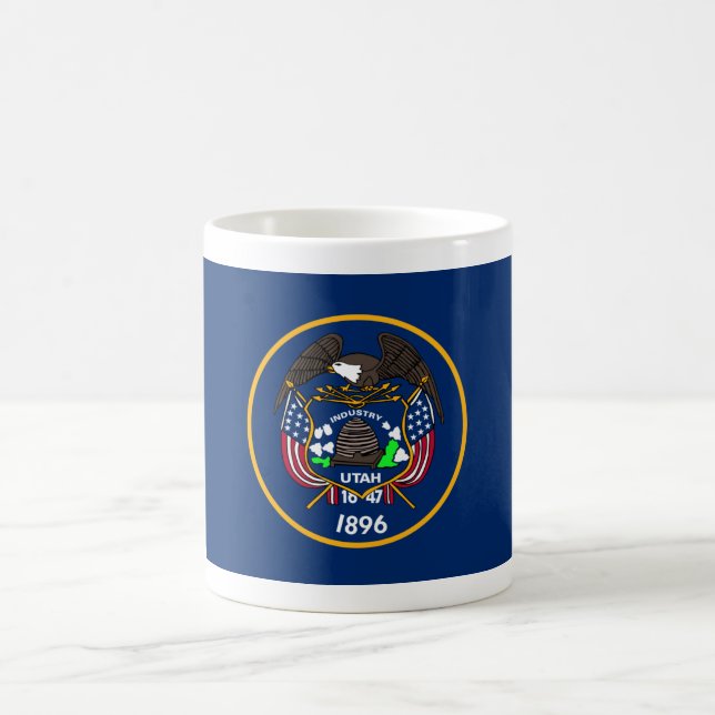 Mug Utah : Le drapeau de l'État américain « The Beehiv (Centre)