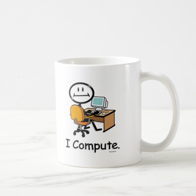 Mug Utilisateur d'ordinateur (Droite)