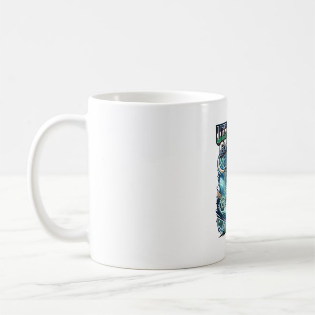 Mug Uzbekistan Mode de but squelette attaquant nations (Gauche)