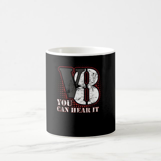 Mug V8 T-shirt Voiture Displacement You Can Hear It (Centre)