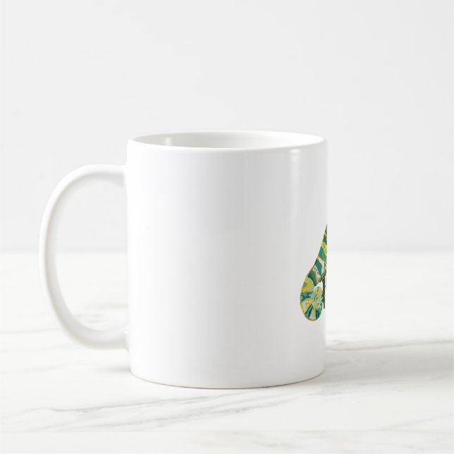 Mug V est pour Chameleon voilé (Gauche)